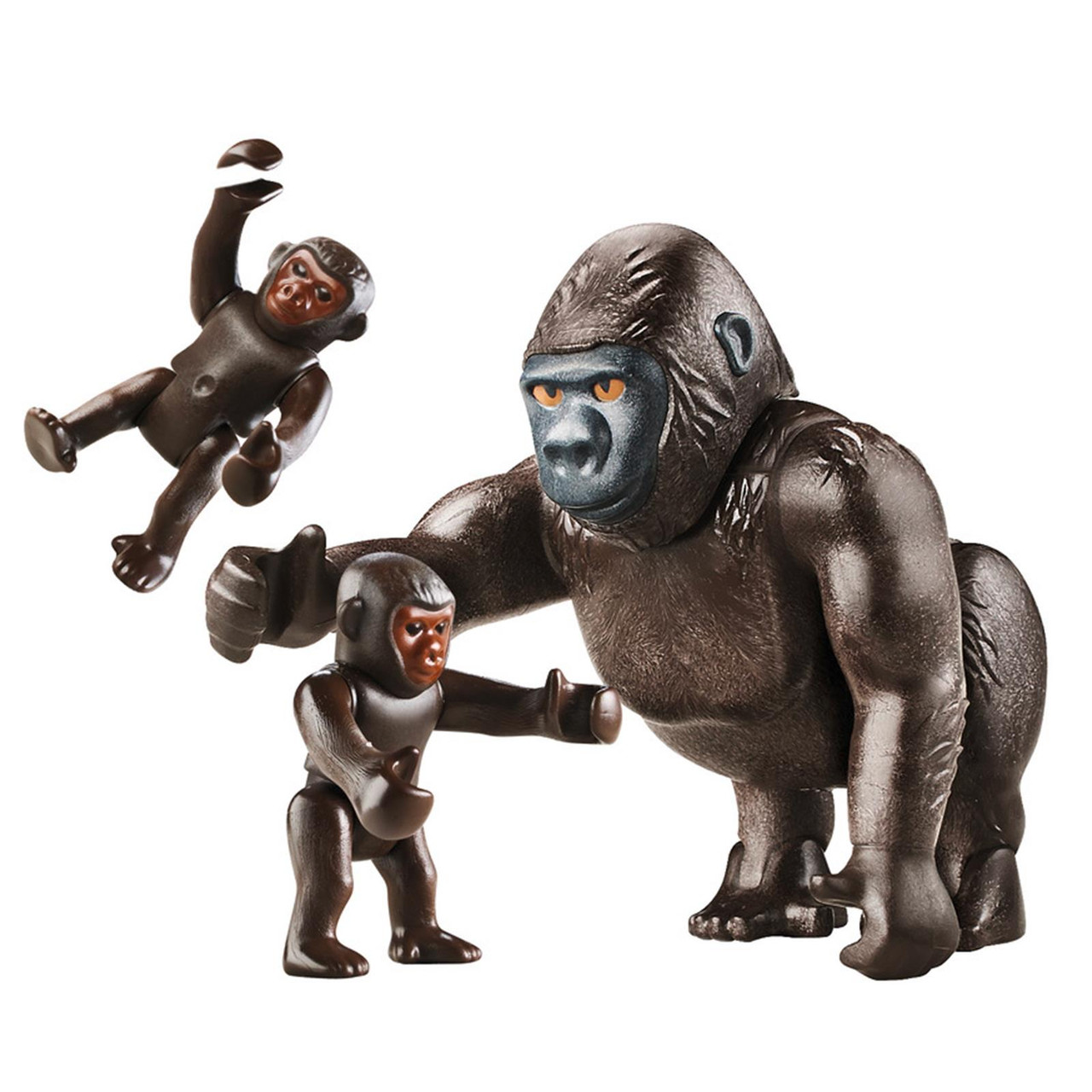 PLAYMOBIL GORILLA WITH BABIES - Toys Club