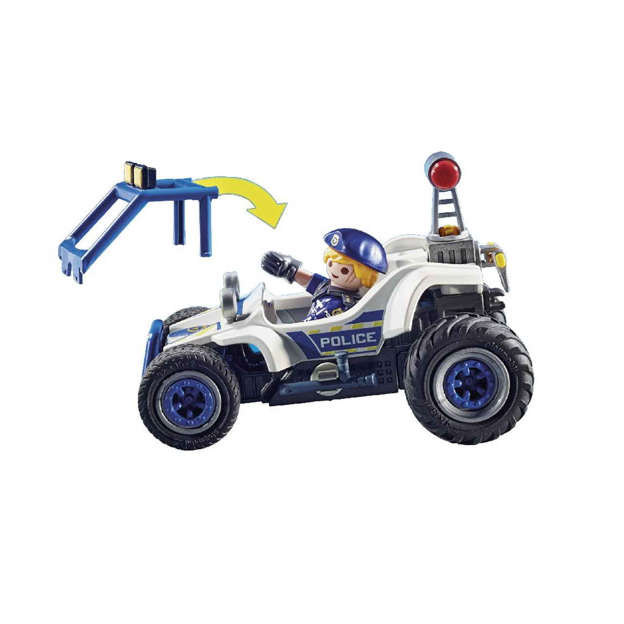 PLAYMOBIL POLICE OFF RD CARWITH THIEF