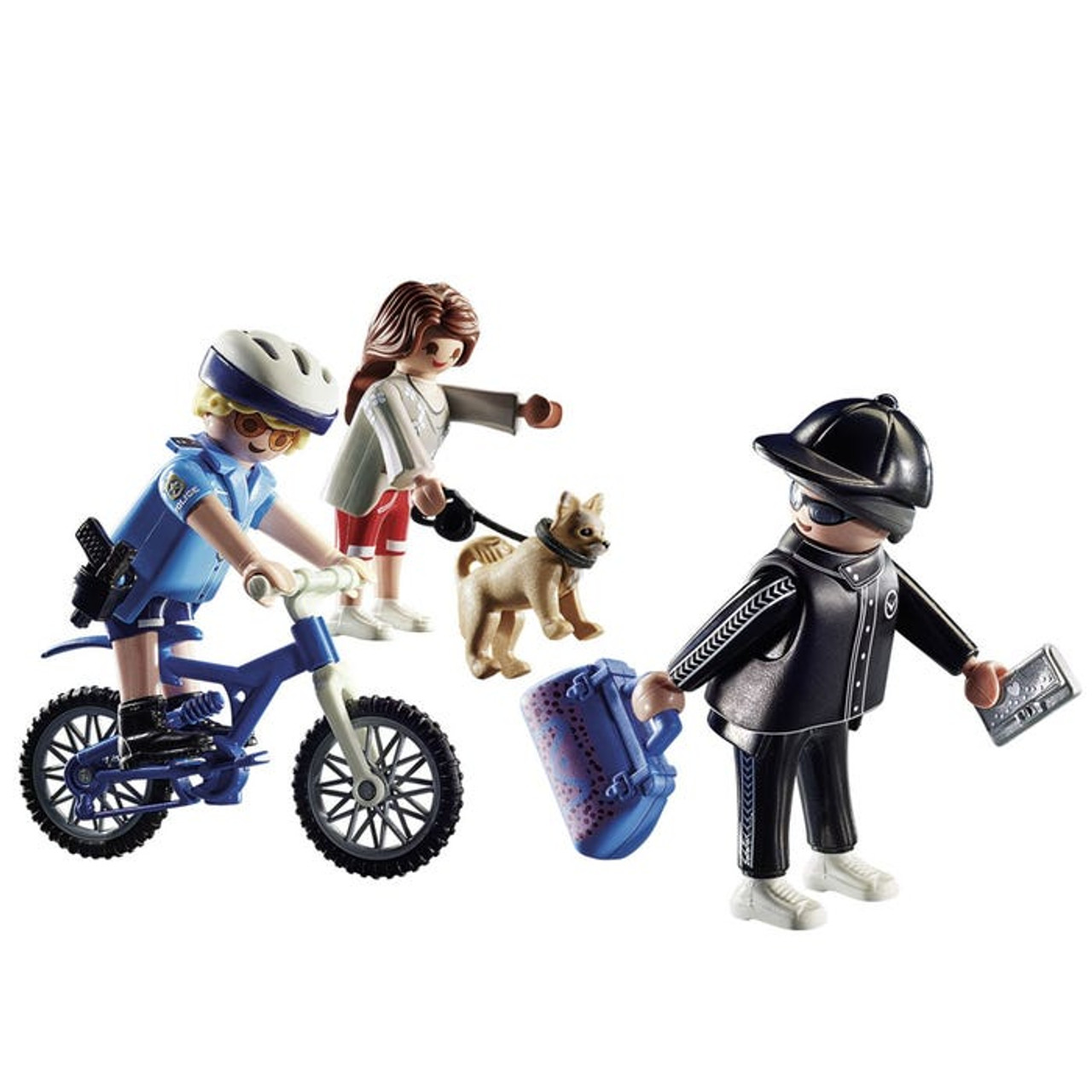 PLAYMOBIL POLICE BIKE WITH THIEF