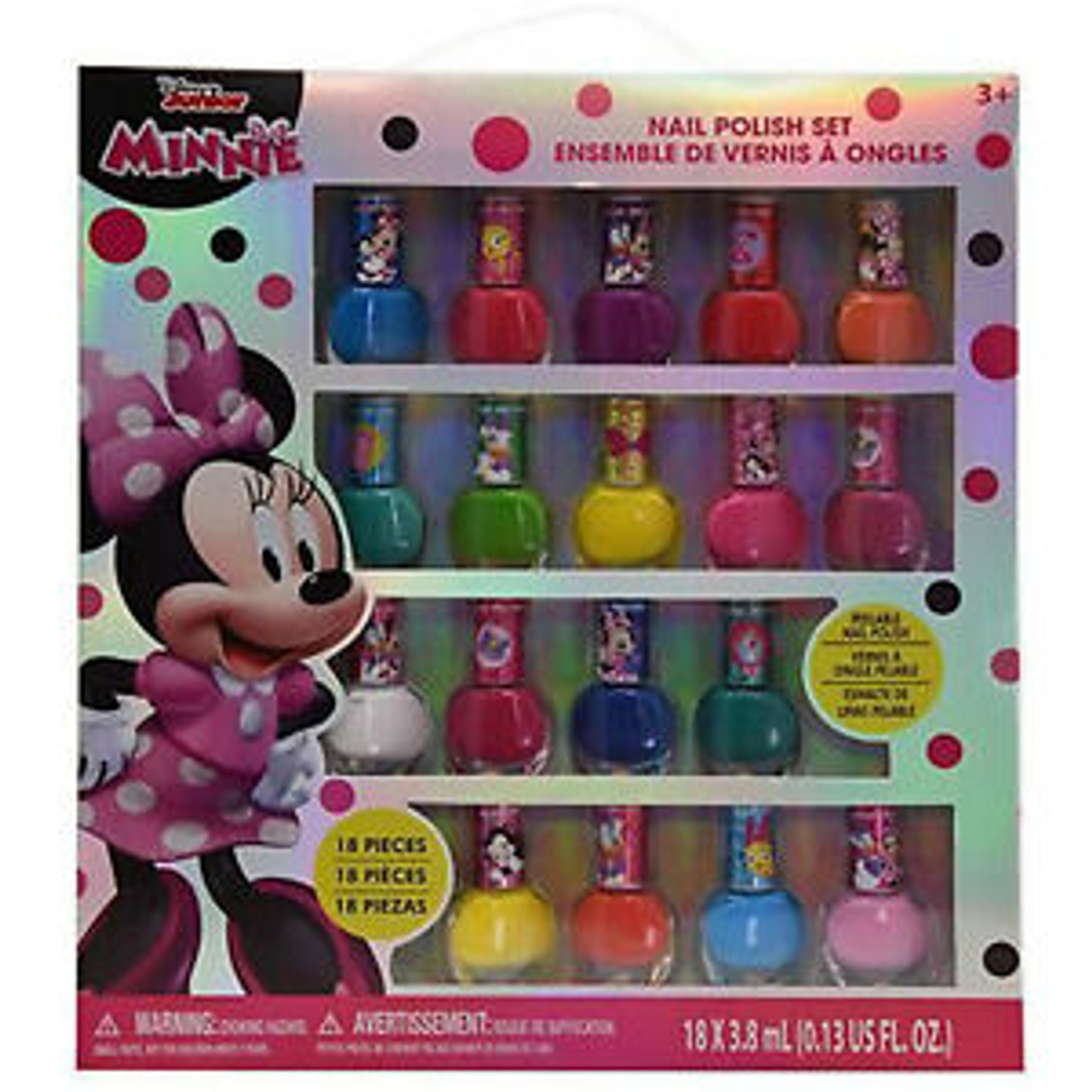 MINNIE NAIL POLISH IN WINDOW BOX 18 PK