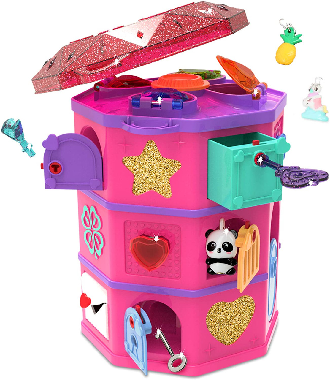 FUNLOCKETS SECRET SURPRISE TREASURE HUNT TOWER