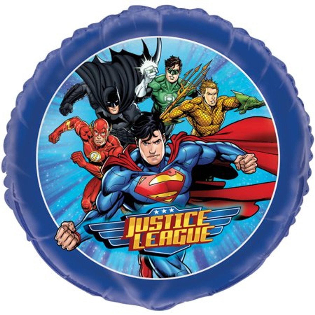 JUSTICE LEAGUE ASSEMBLED FOIL BALLOON 18 INCHES