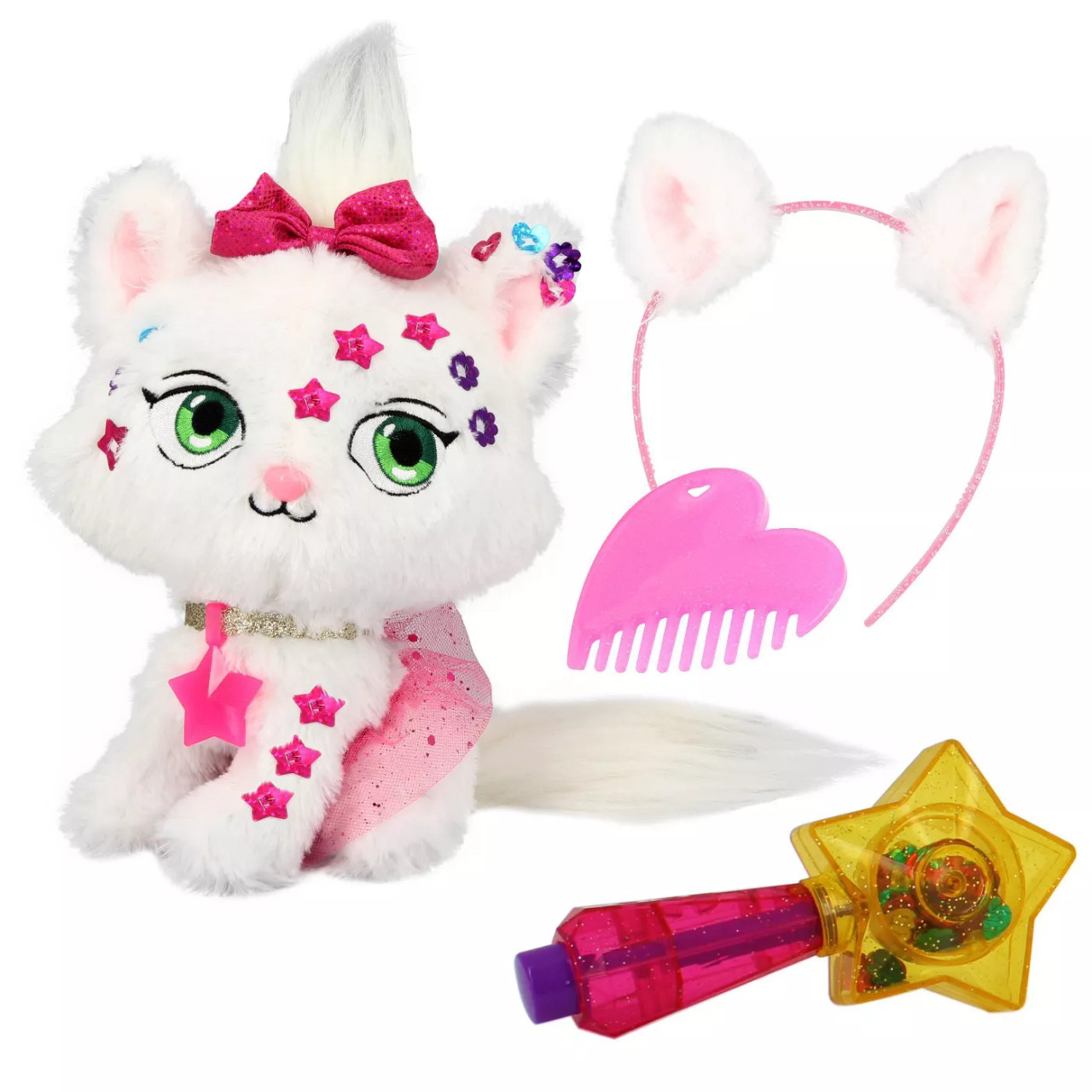 SHIMMER STARS JELLY BEAN CAT AND BAG - Toys Club