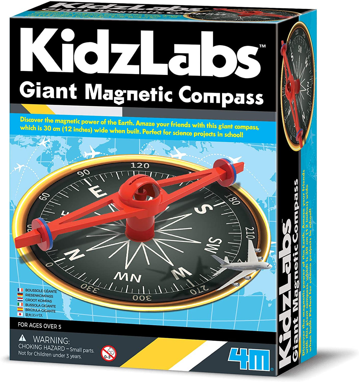 KIDZLABS GIANT MAGNETIC COMPASS