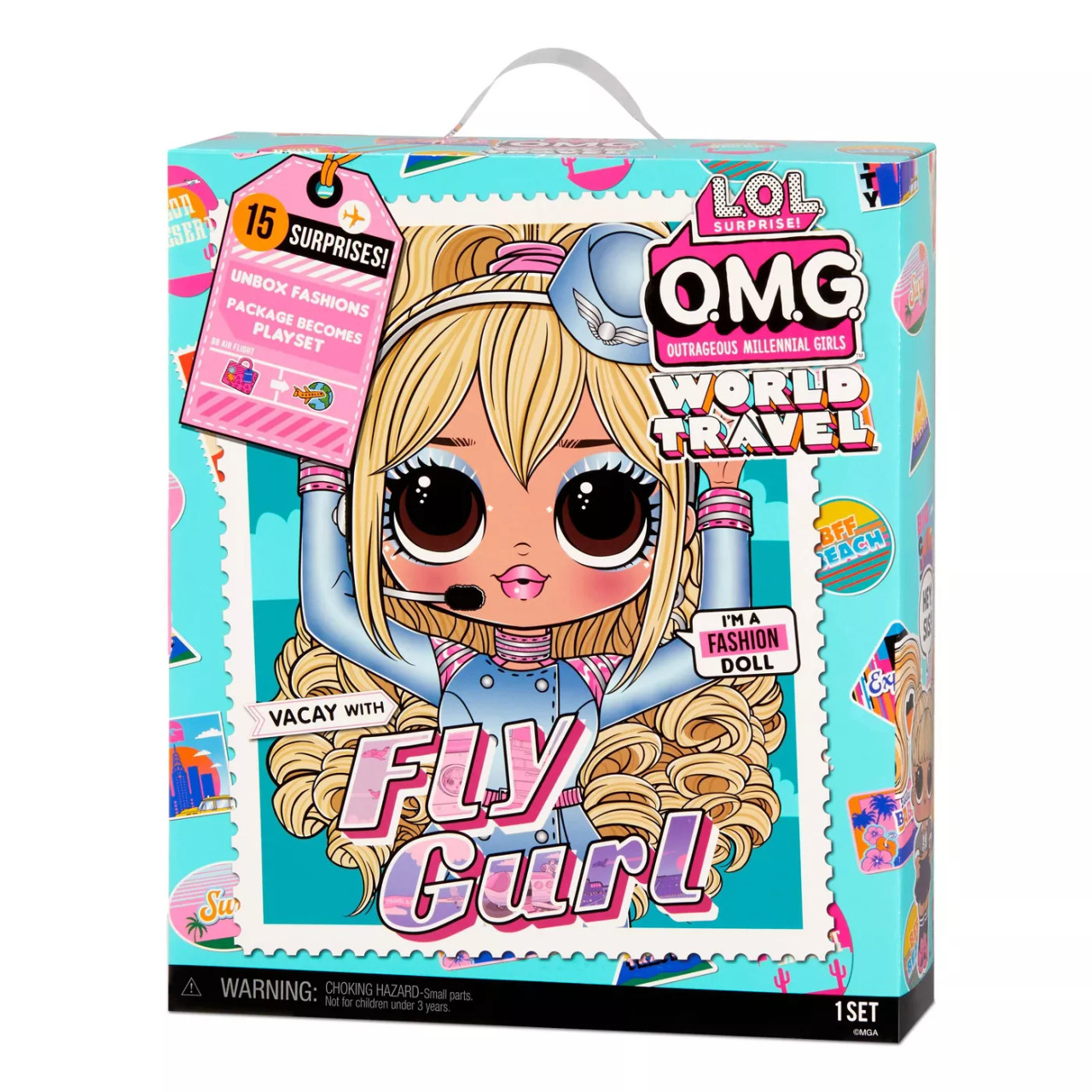 L.O.L. SURPRISE OMG WORLD TRAVEL FLY GURL