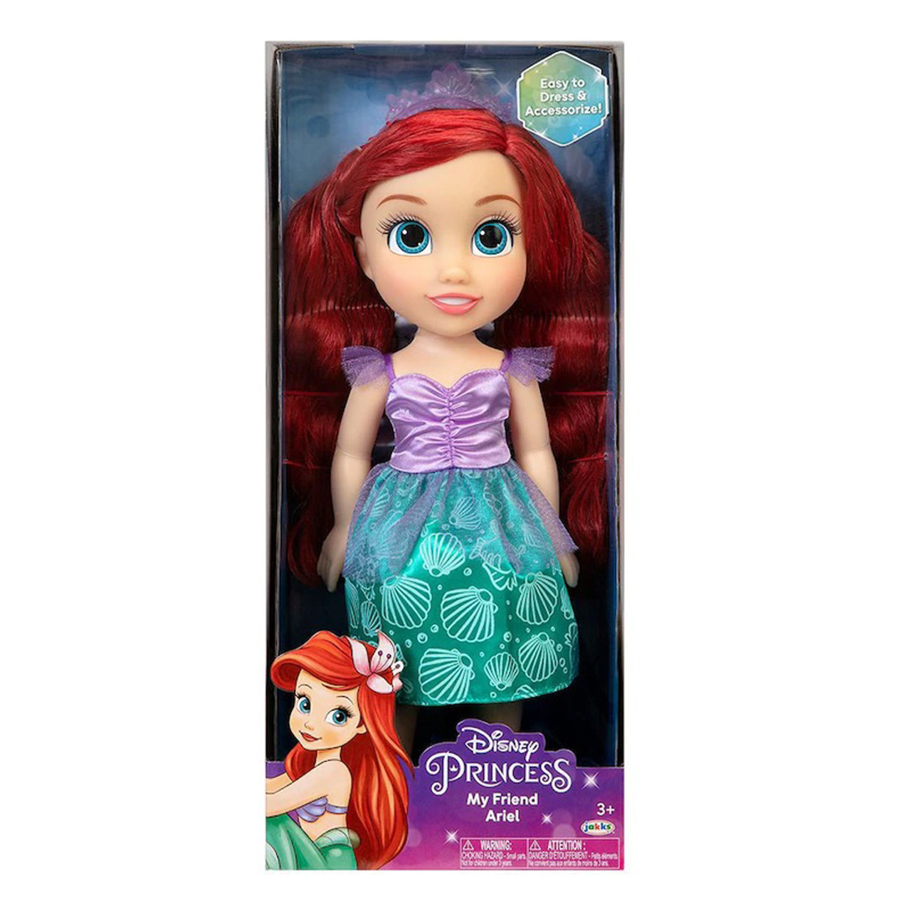 DISNEY PRINCESS CORE LARGE ARIEL 15 IN