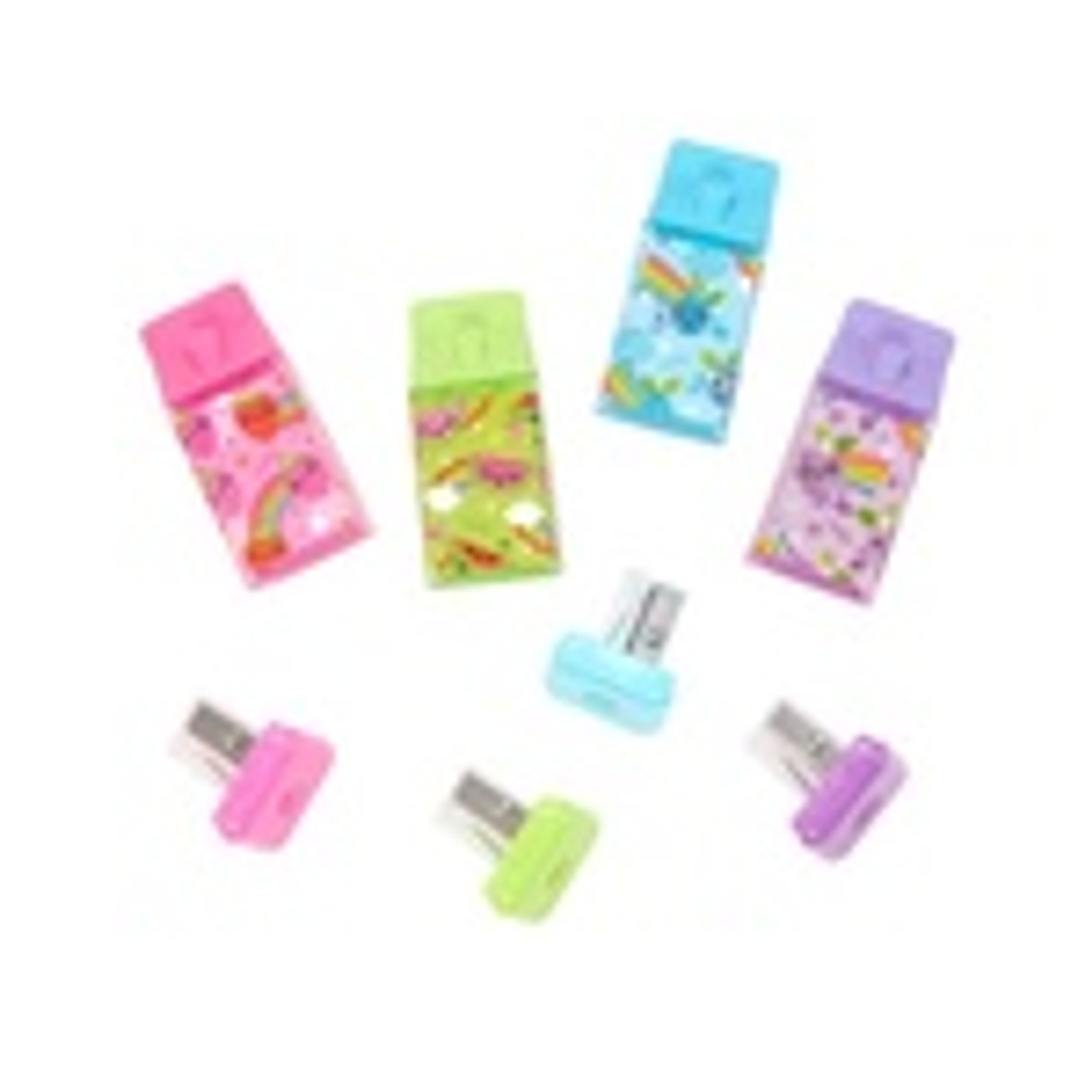 LIL JUICY BOX SCENTED ERASERS AND SHARPENERS W1