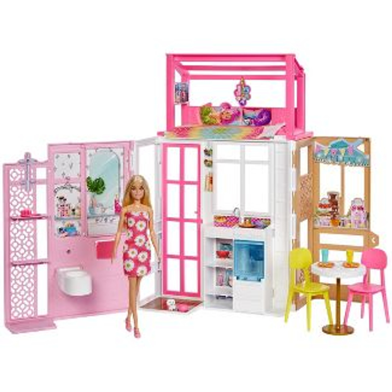 BARBIE VACATION HOUSE WITH DOLL