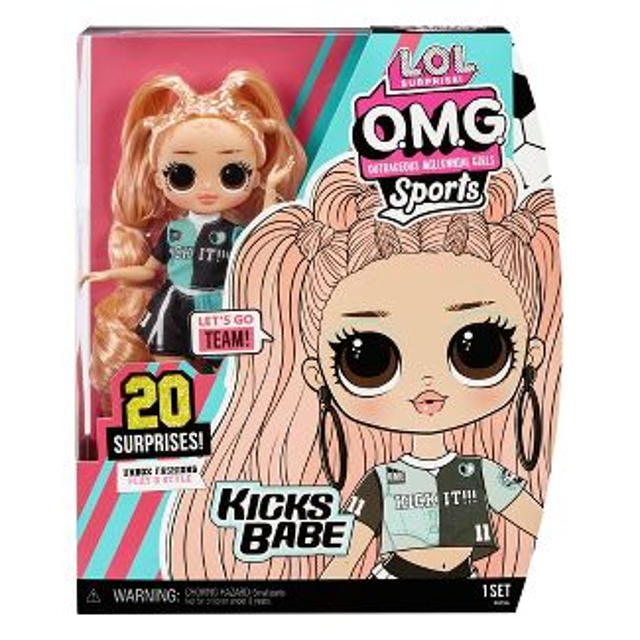 L.O.L SURPRISE OMG SPORTS DOLL-KICKS BABE - Toys Club