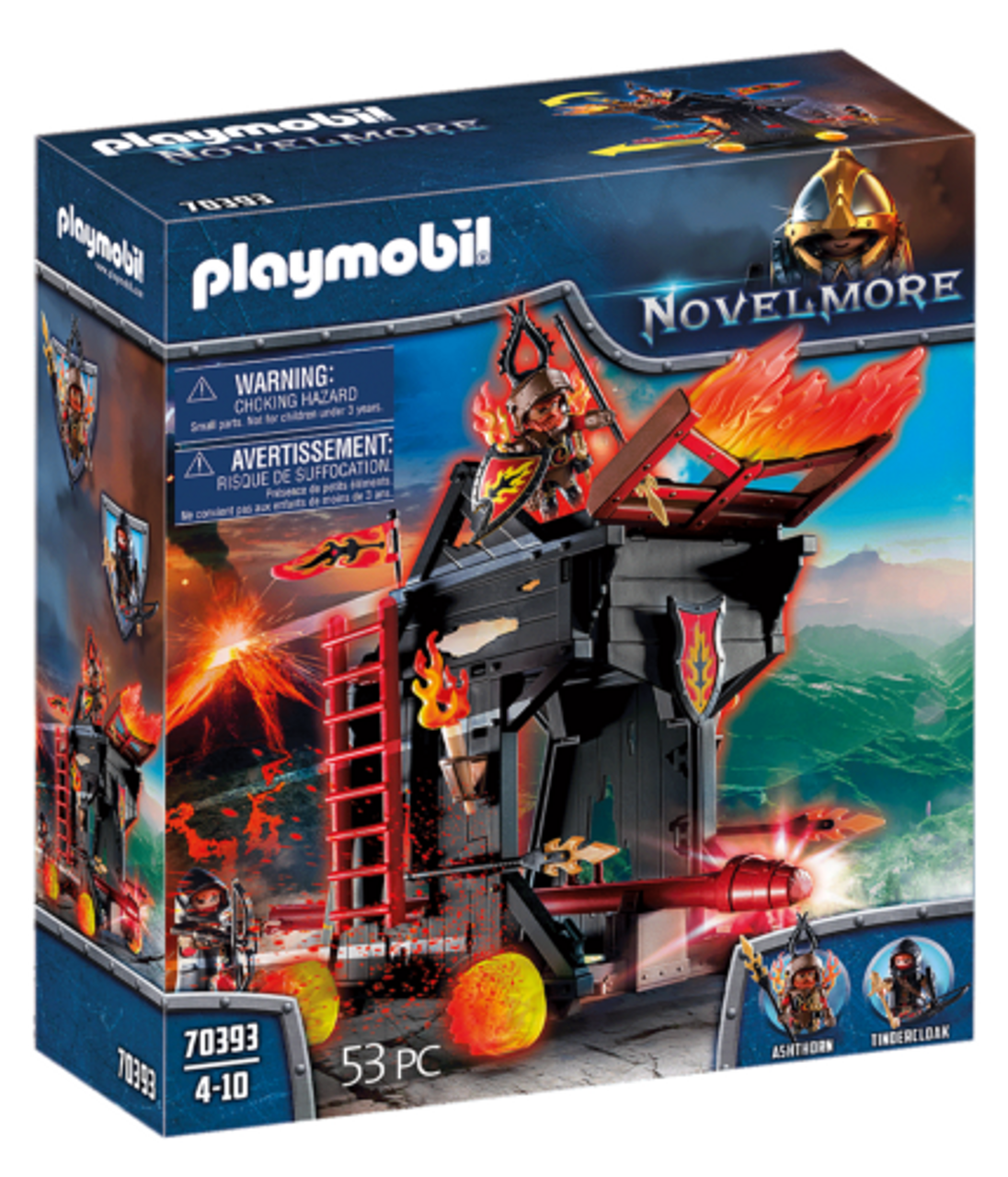 PLAYMOBIL KNIGHTS FIRE RAM - Toys Club