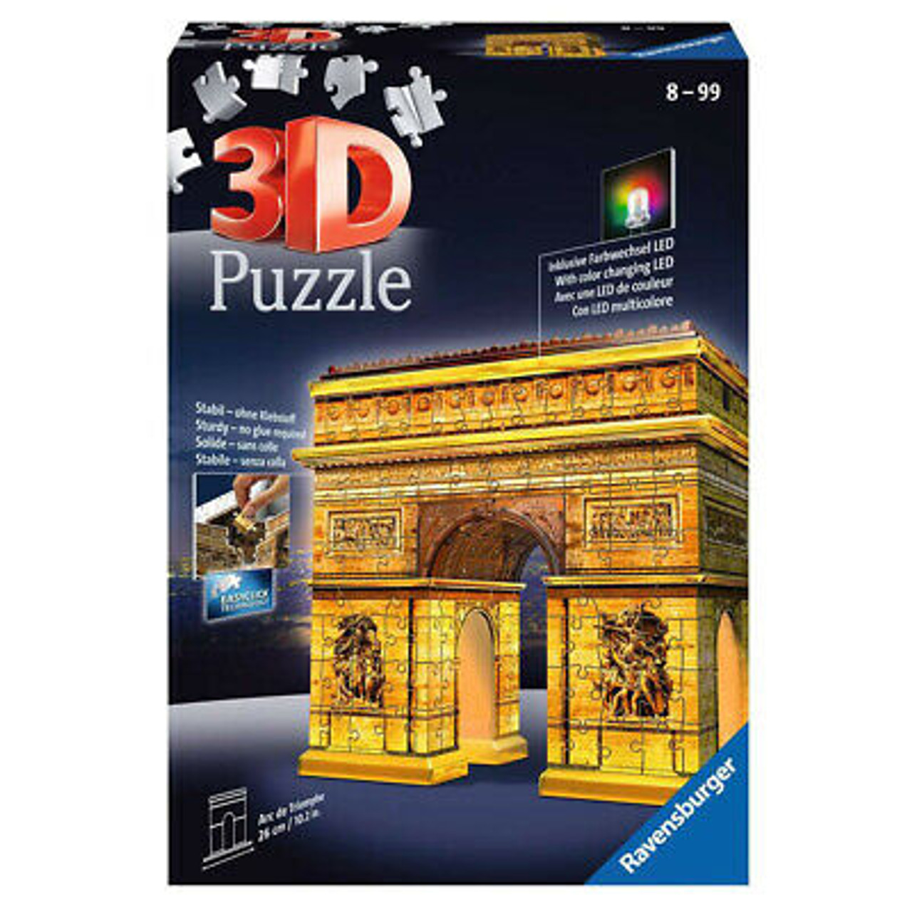 3D ARC DE TRIOMPHE PUZZLE 216PCS