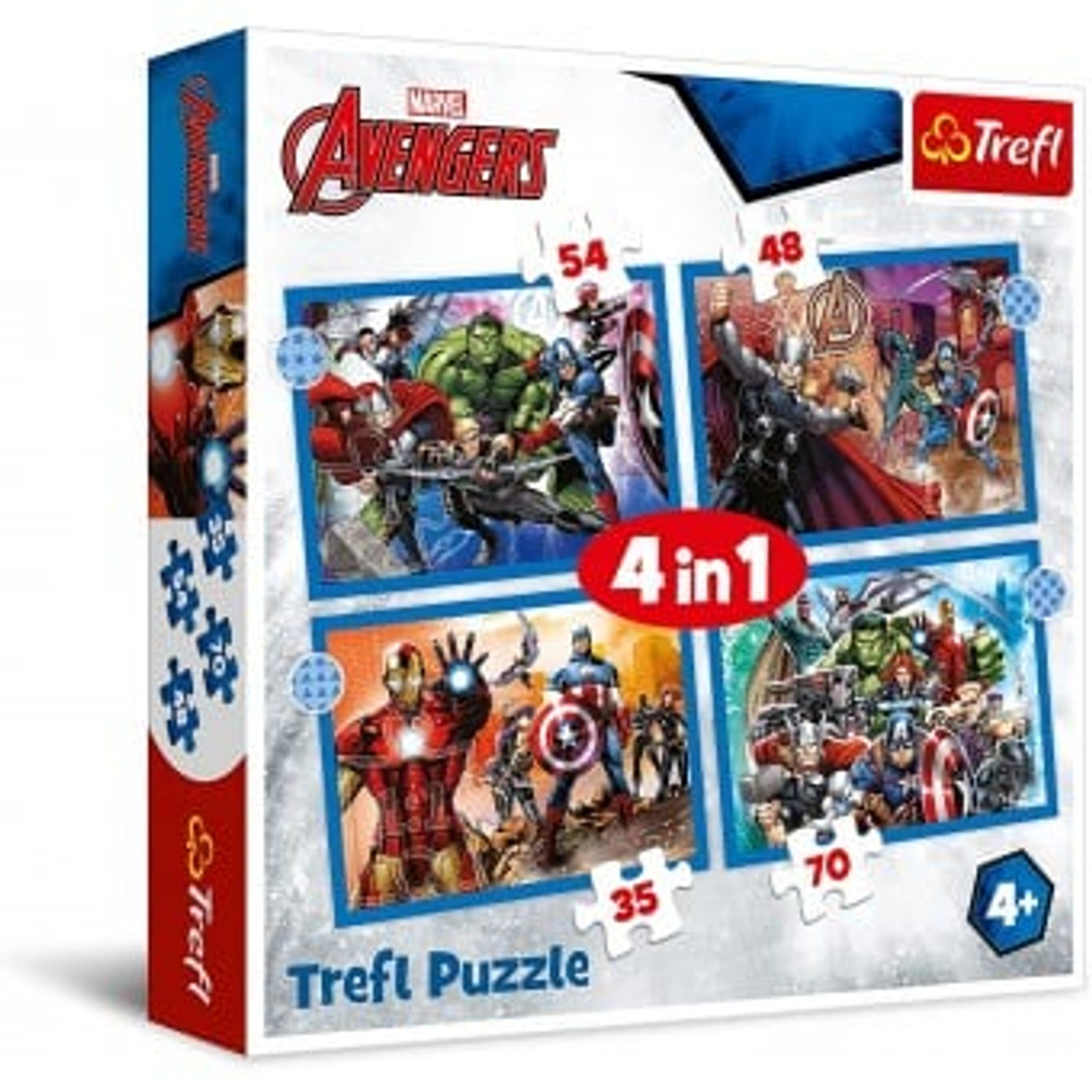 4 IN 1 BRAVE AVENGERS PUZZLE