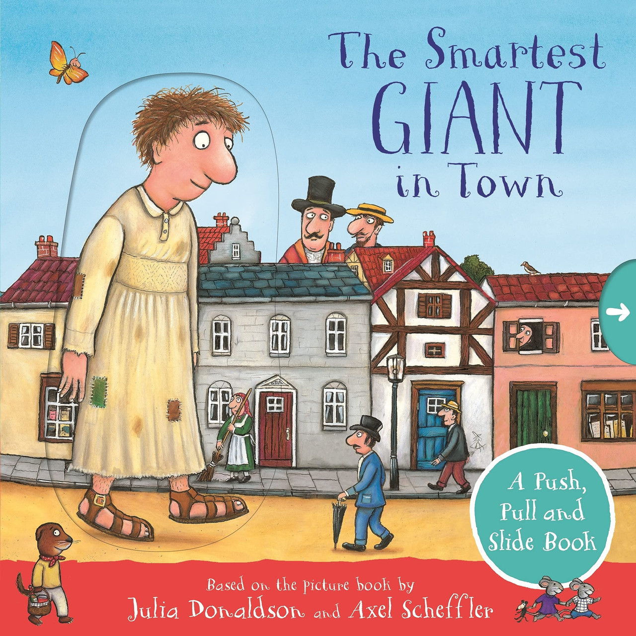 SMARTEST GIANT IN TOWN PUSH PULL SLIDE BOOK