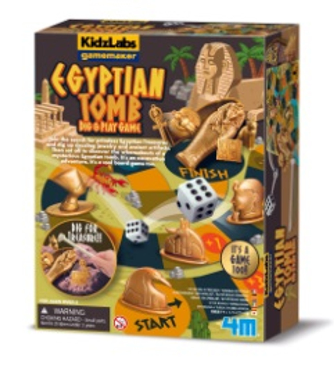EGYPTIAN TOMB DIG & PLAY GAME