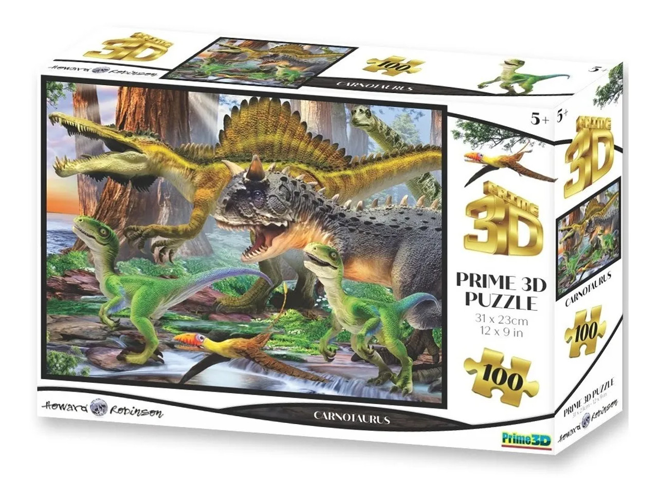 3D PUZZLE CARNOTAURS 100 PCS