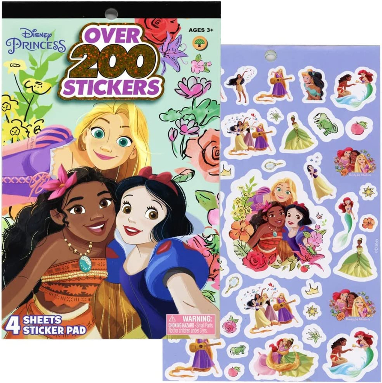 PRINCESS 4 SHEET STICKER PAD