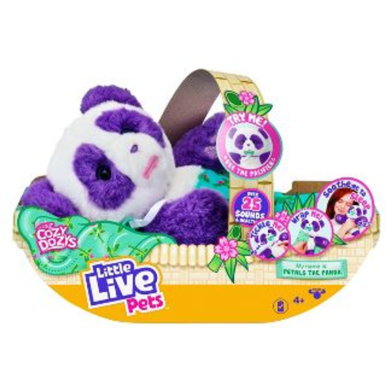 LITTLE LIVE PETS COZY DOZYS PETALS THE PANDA - Toys Club