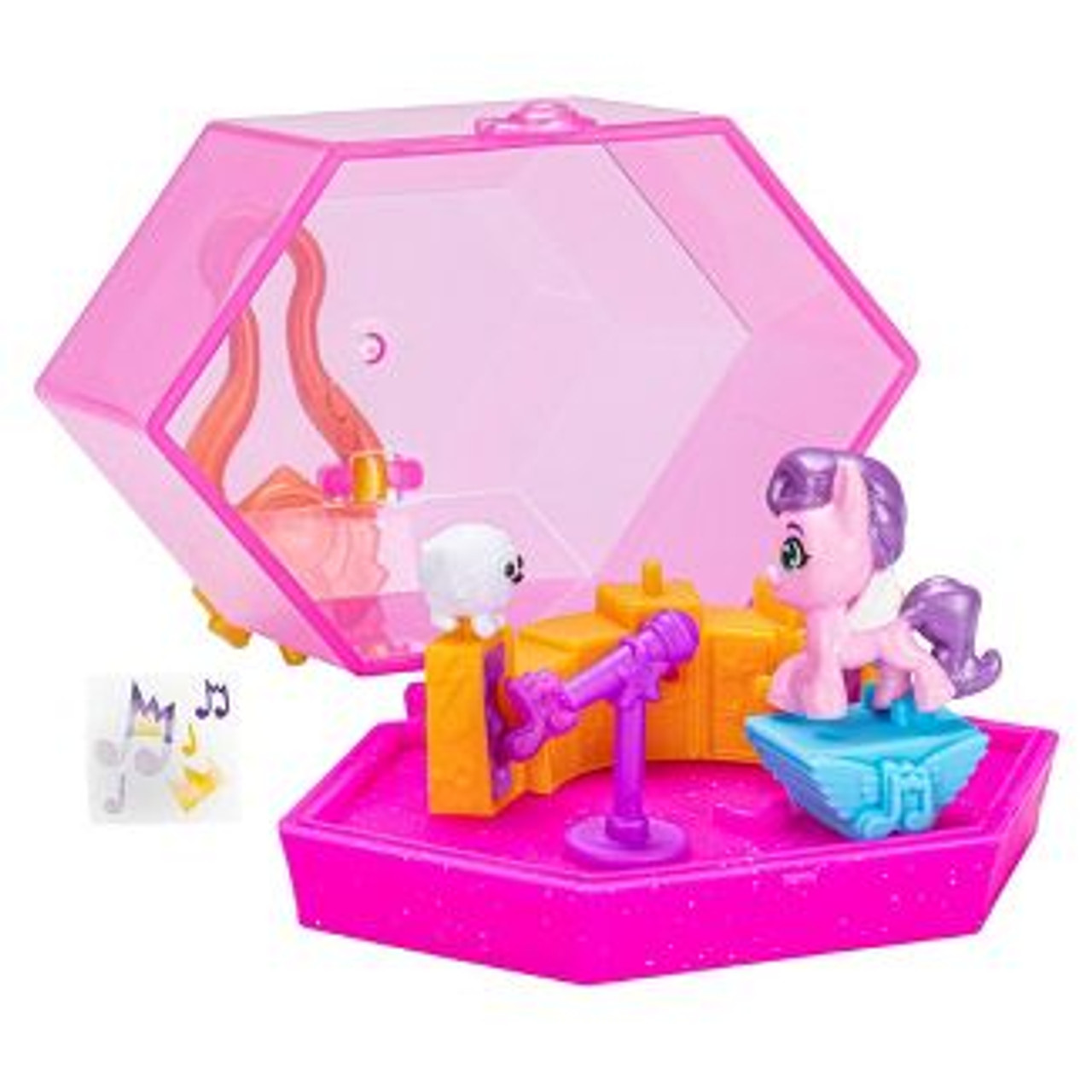 MLP MINI WORLD MAGIC CRYSTAL KEYCHAIN PRINCESS PETALS - Toys Club