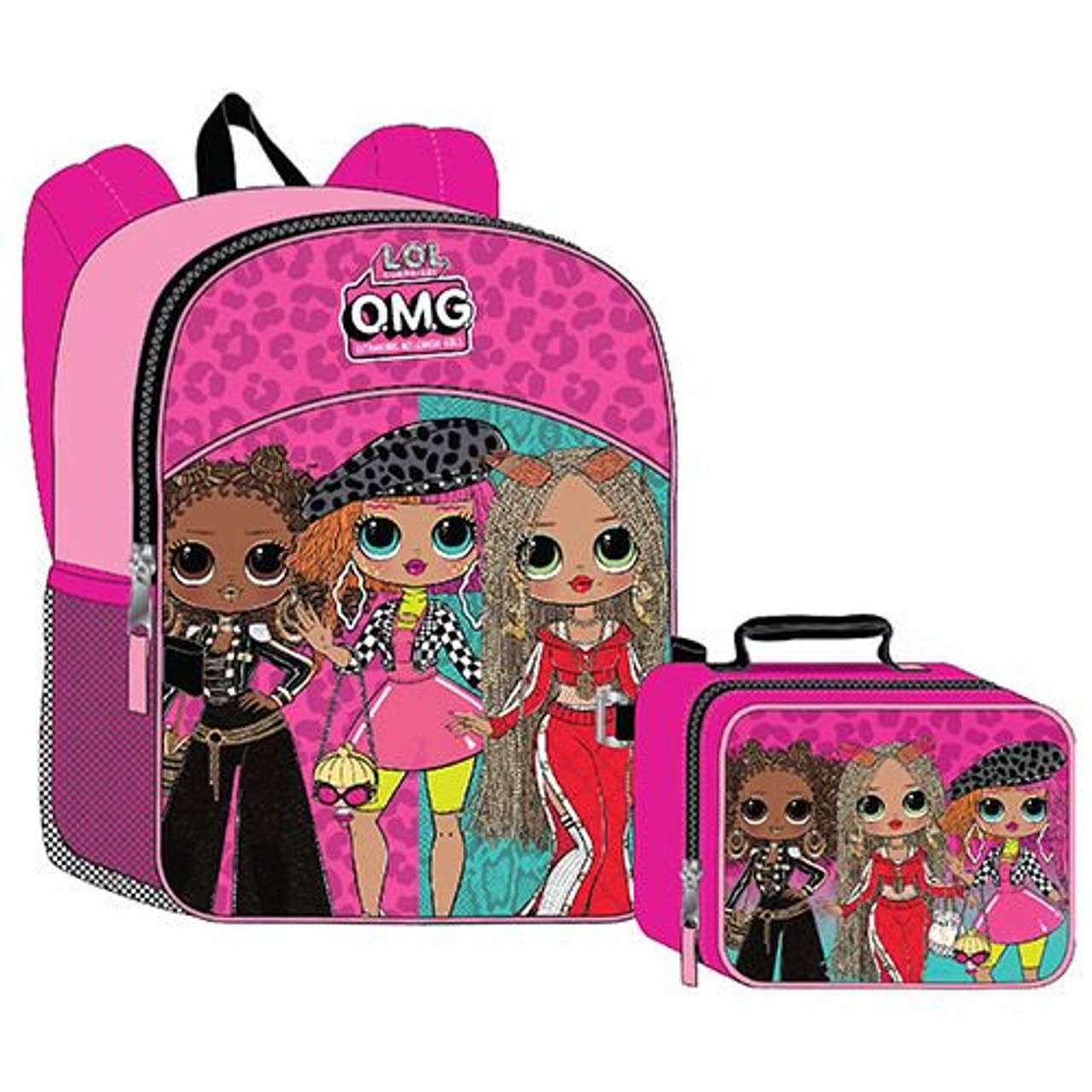 LOL OMG! BACKPACK WITH LUNCH BAG 16 INCHES