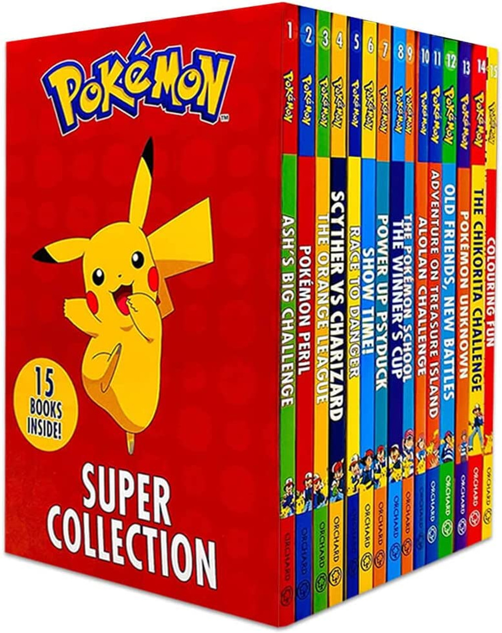 POKEMON SUPER COLLECTION 15 BOOKS SET