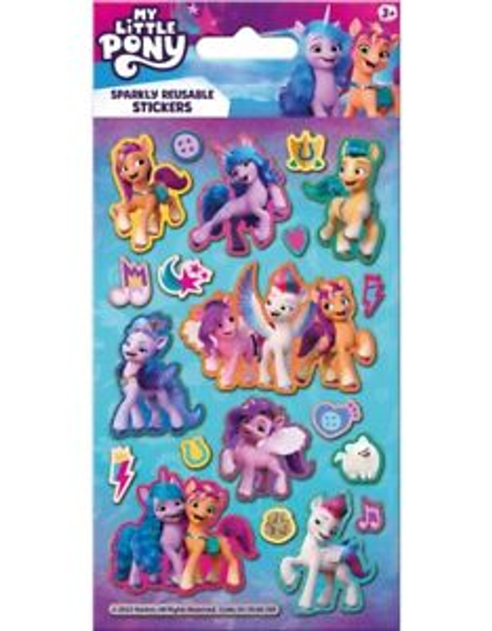 MY LITTLE PONY FOILED STICKERS