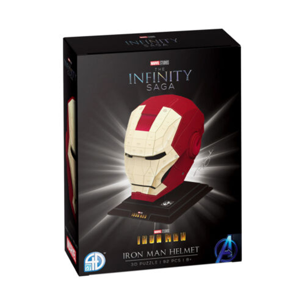 3D PUZZLE MARVEL IRON MAN HELMET 92PCS