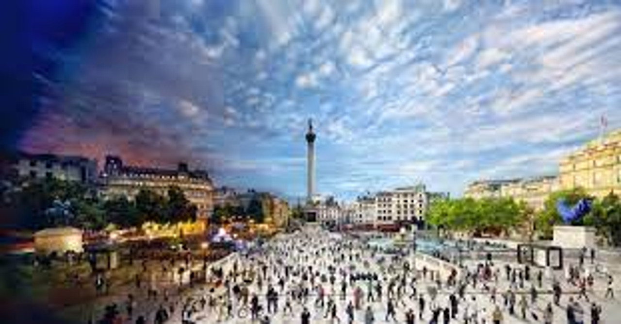 DAY TO NIGHT TRAFALGER SQUARE LONDON 1012PCS