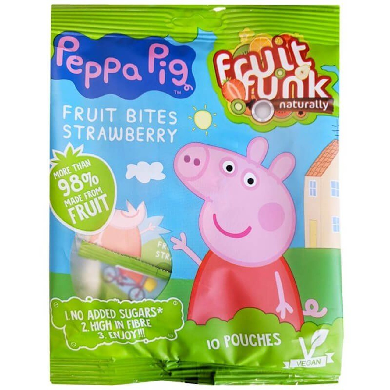 PEPPA PIG MULTIBAG STRAWBERRY 10 X 10G