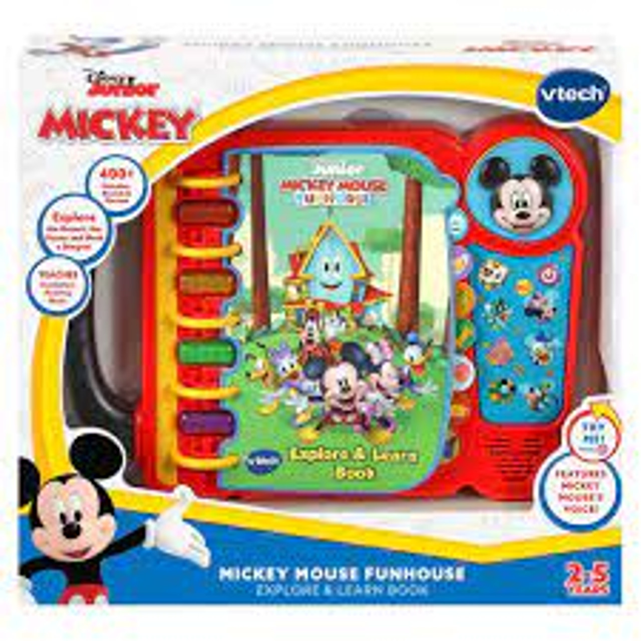 MICKEY MOUSE FUNHOUSE EXPLORE & LEARN BOOK