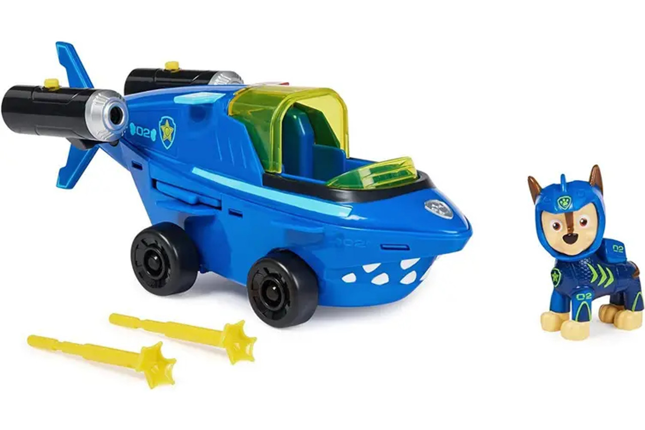 Asst Vehicule True Metals Aqua Pups Paw Patrol