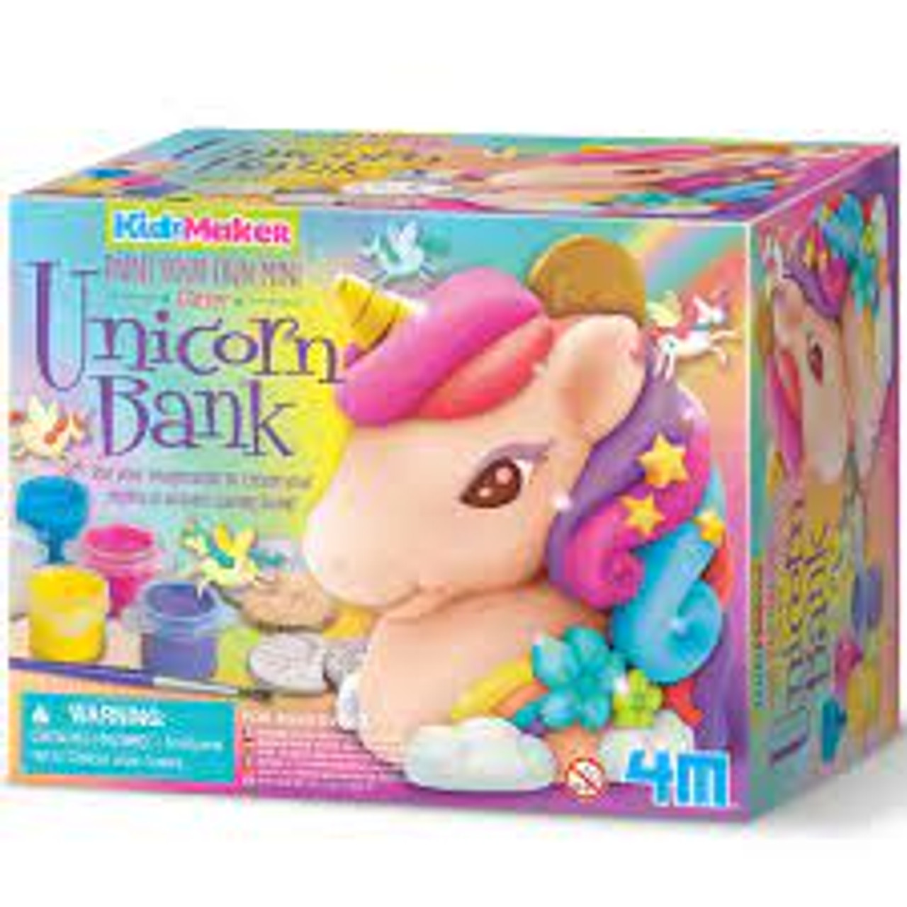 PAINT YOUR OWN MINI GLITTER UNICORN BANK