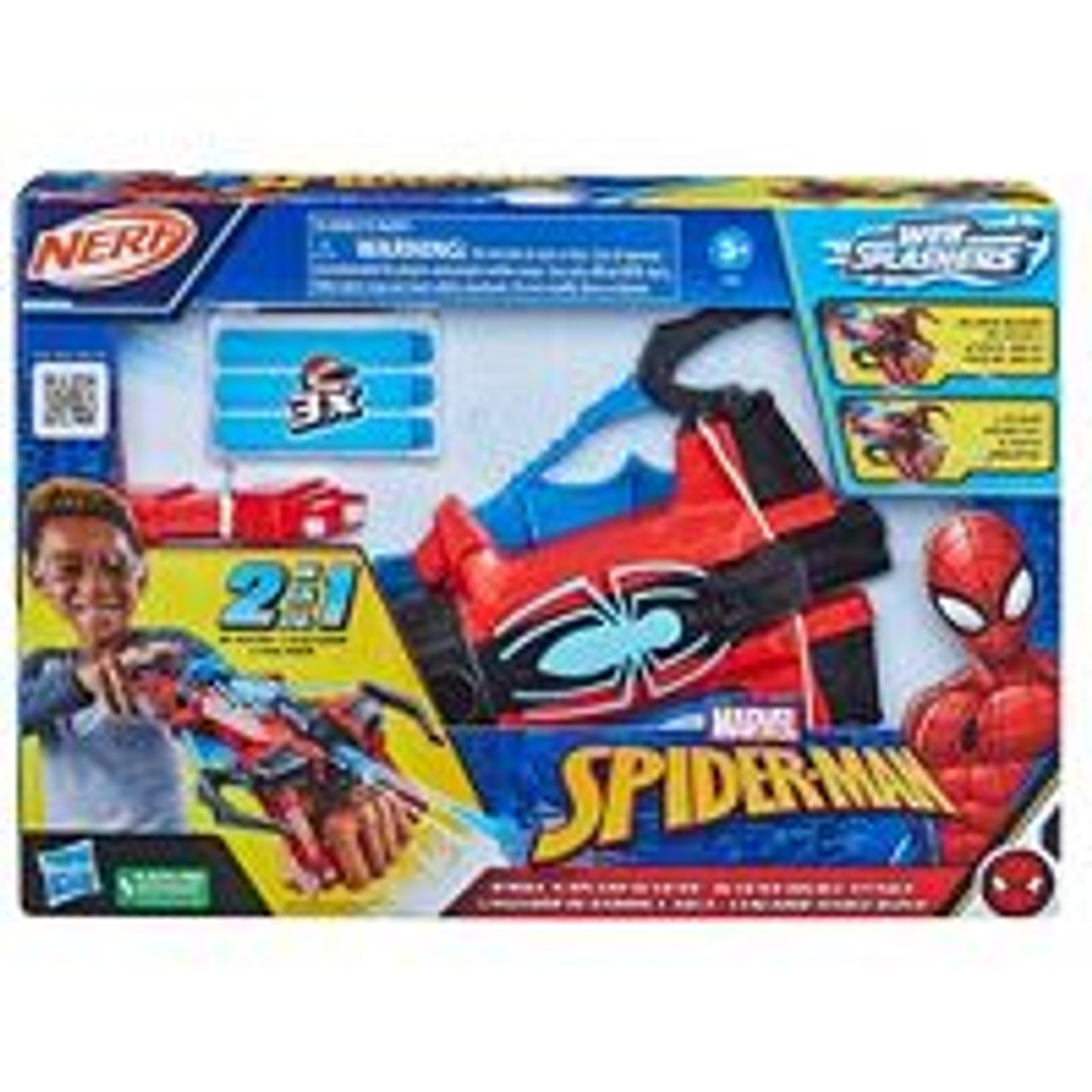 SPIDER MAN NERF STRIKE N SPLASH BLASTER