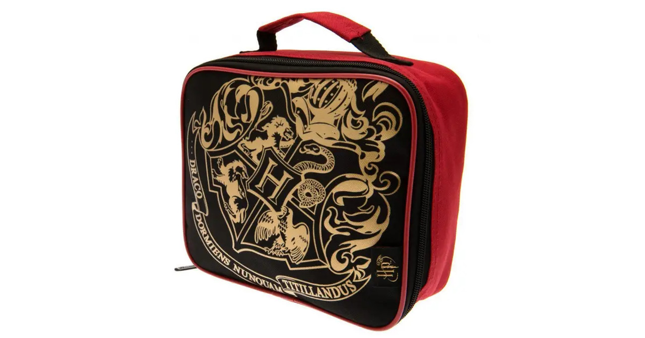 HARRY POTTER LUNCH BAG GOLD CREST BK