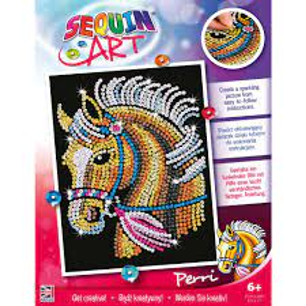 SEQUIN ART PONY