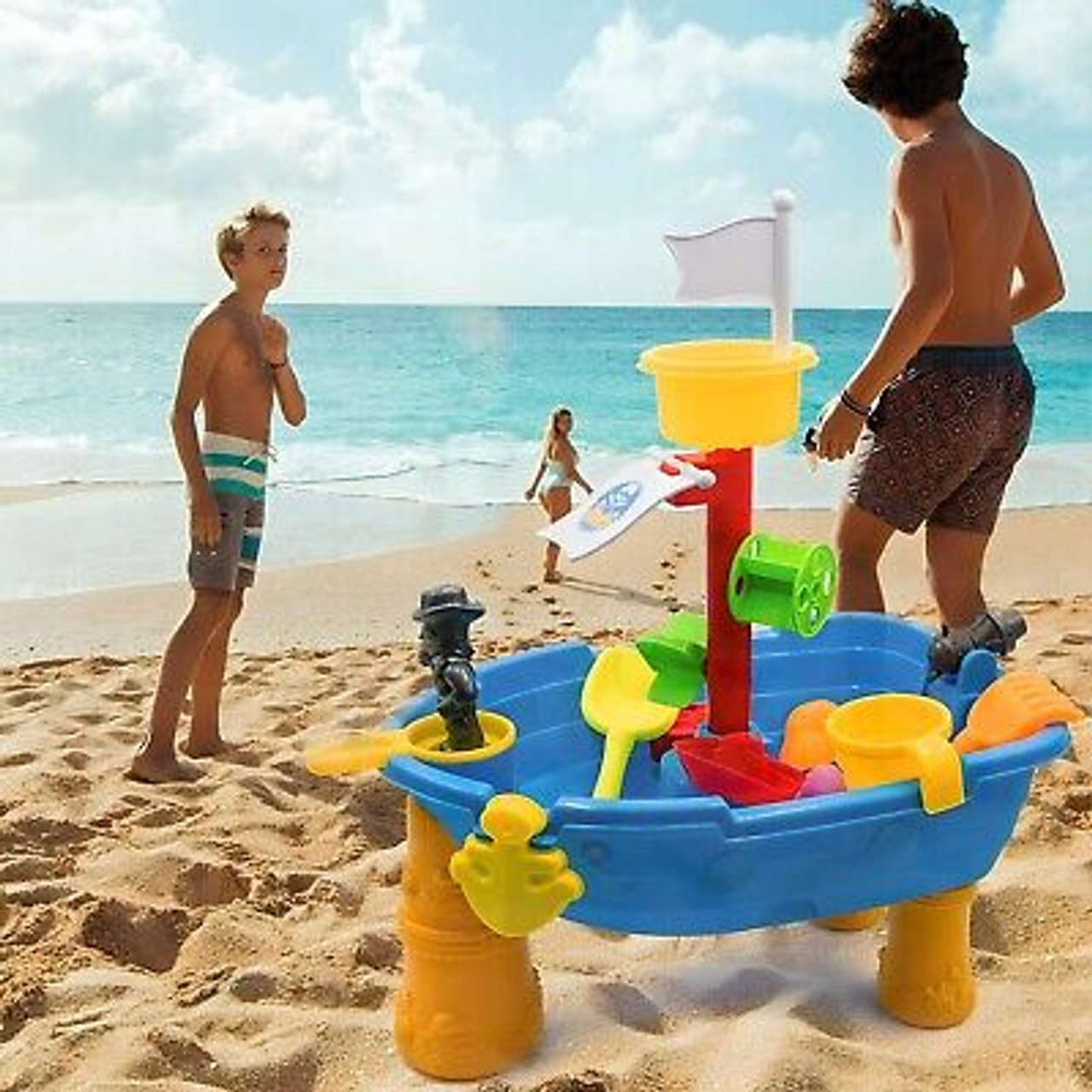 PIRATE SHIP SAND & WATER TABLE 24PCS