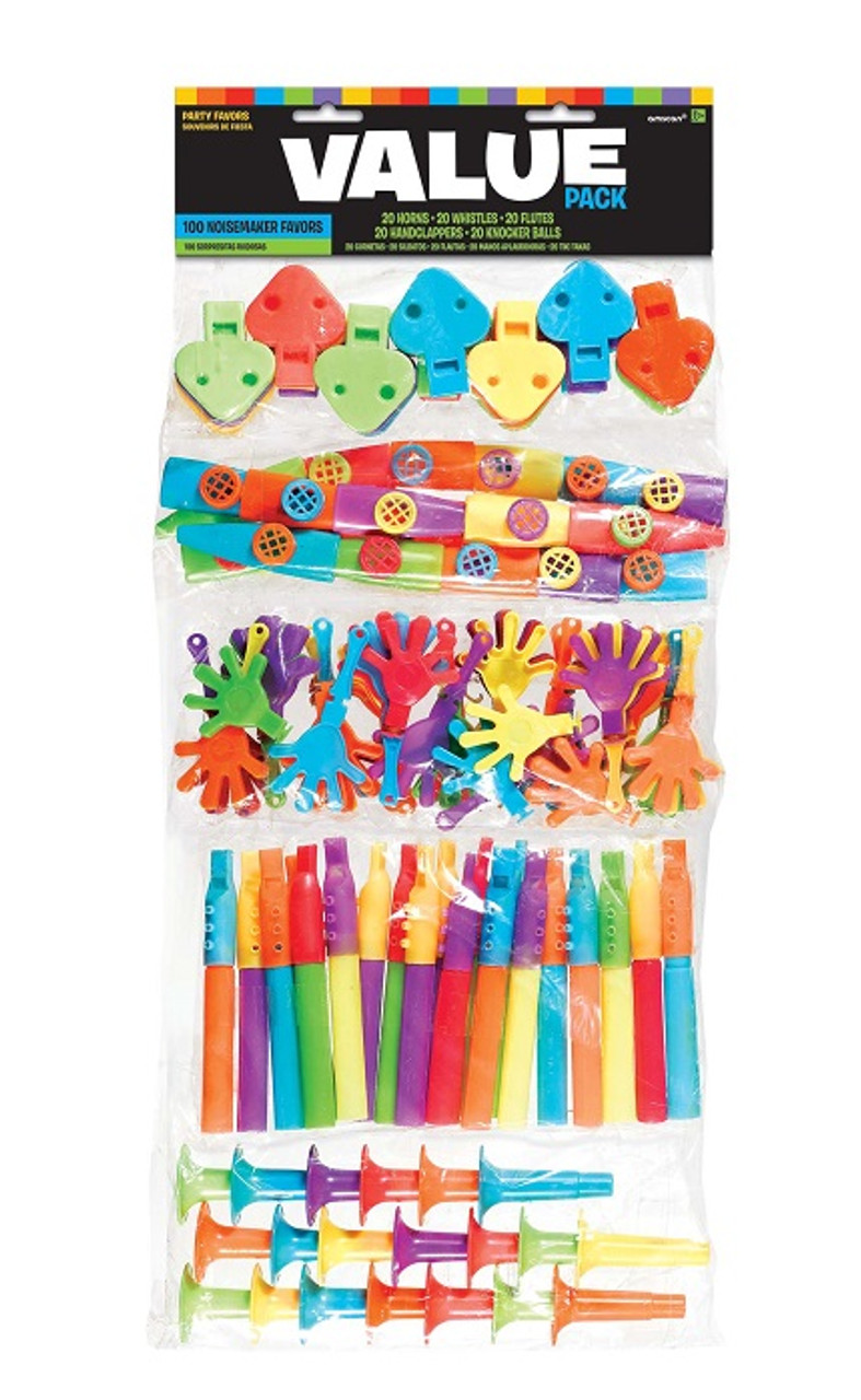 100 PARTY FAVORS NOISE MAKER