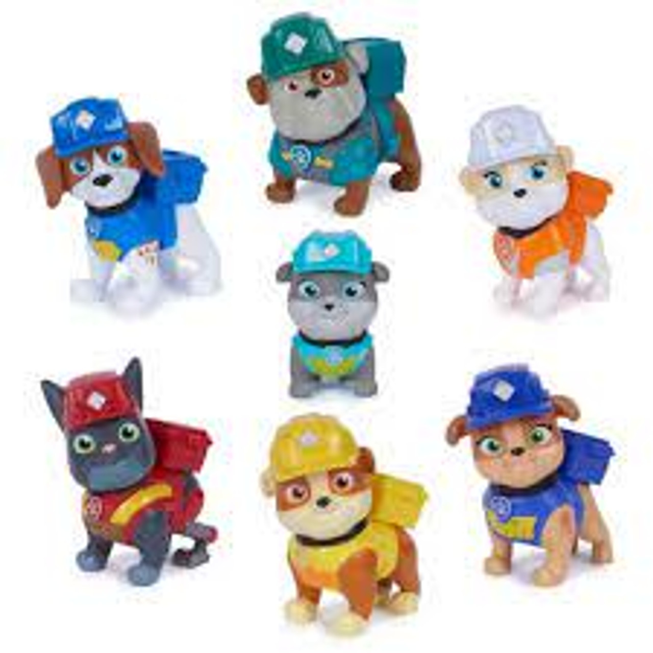 PAW PATROL RUBBLE & CREW FIGURES PACK