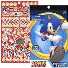 SONIC STICKER PAD 4 SHEET