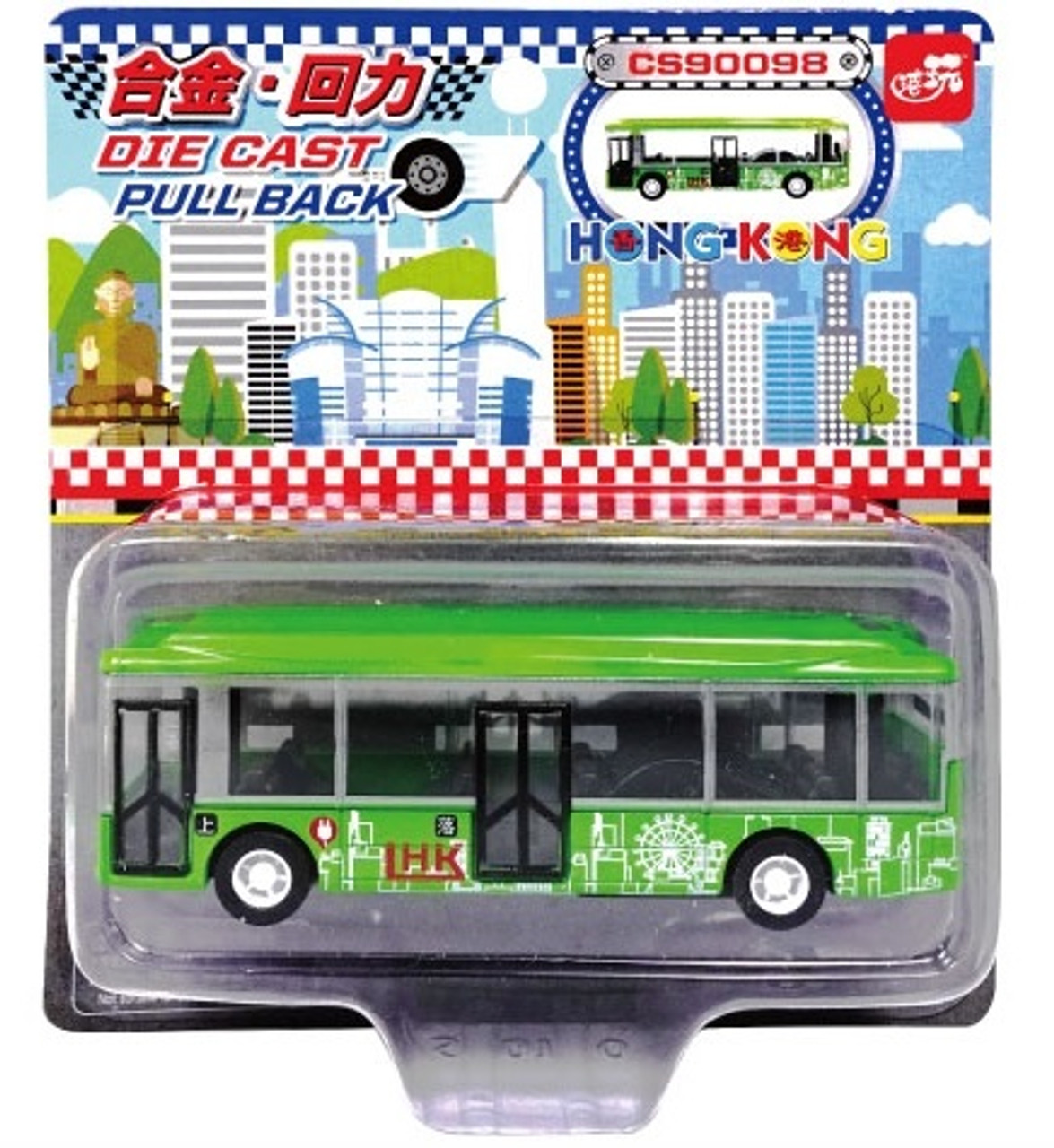 HONG KONG SINGLE-DECK BUS GREEN