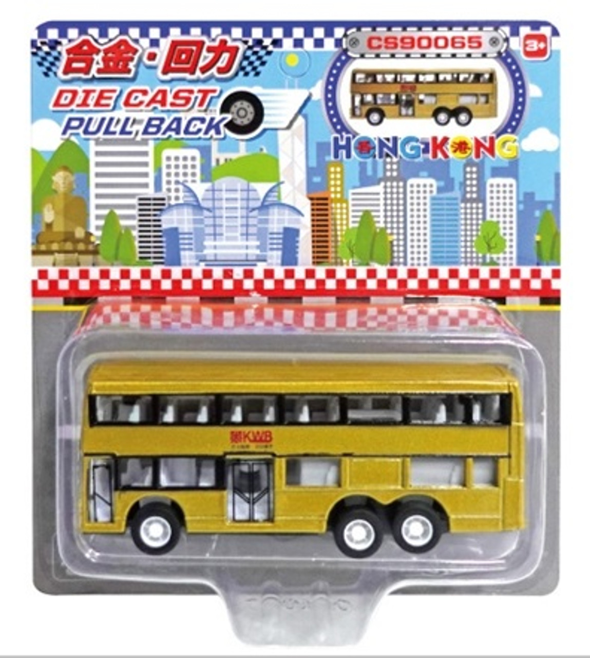 KWB GOLDEN BUS DIE CAST W1