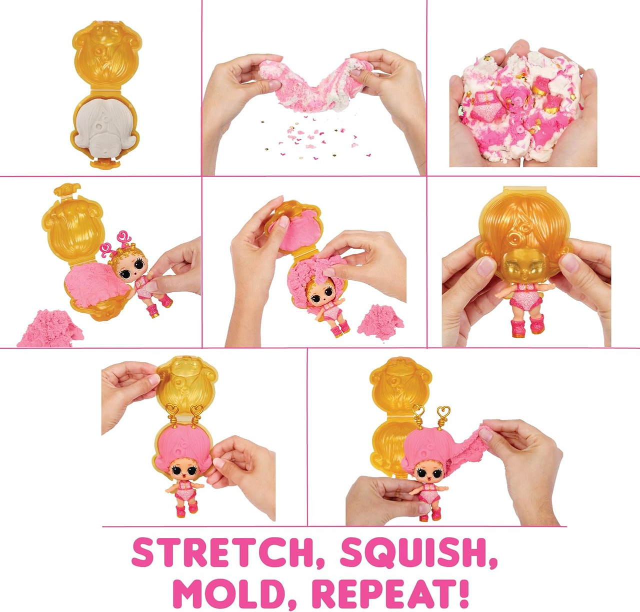 L.O.L. SURPRISE! SQUISH SAND MAGIC HAIR BALL