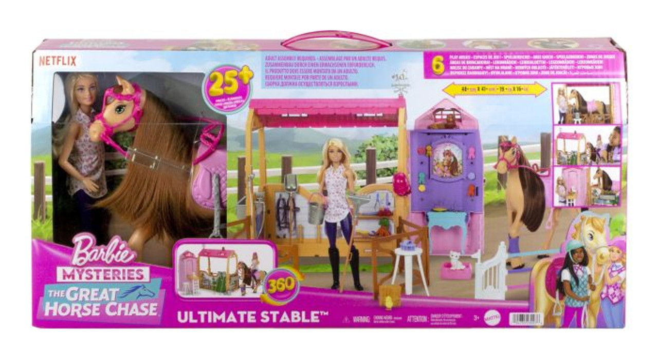 BARBIE MYSTERIES THE GREAT HORSE CHASE ULTIMATE STABLE PLAYSET