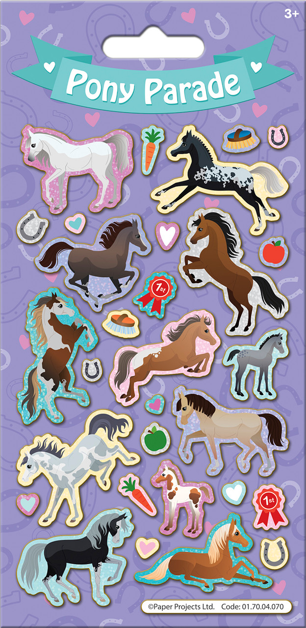 PONY PARADE SPARKLE STICKERS