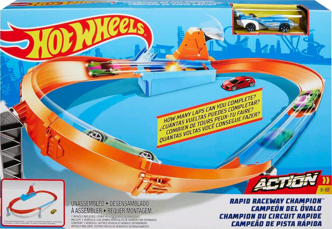 HOT WHEELS RAPID RACEWAY CHAMPION PLAYSET