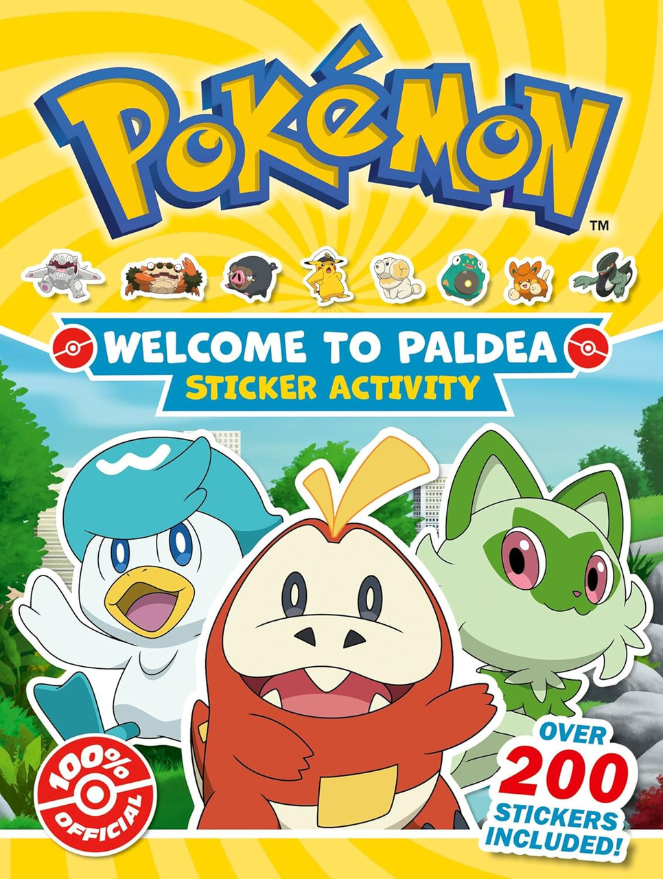 POKEMON WELCOME TO PALDEA EPIC STICKER ACTIVITY BOOK PB