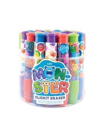 CLICK-IT ERASERS MONSTER