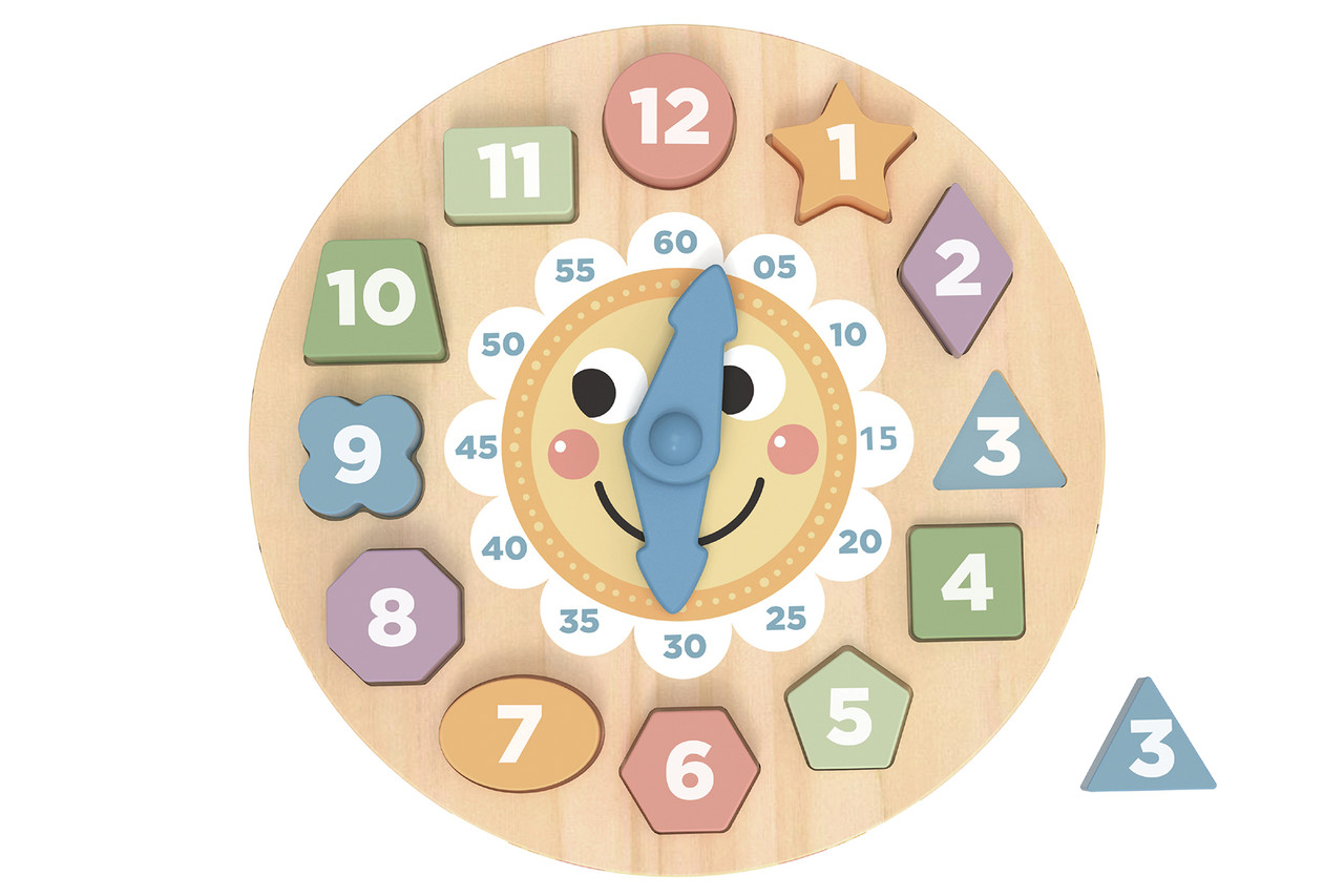 CLOCK PUZZLE PASTEL