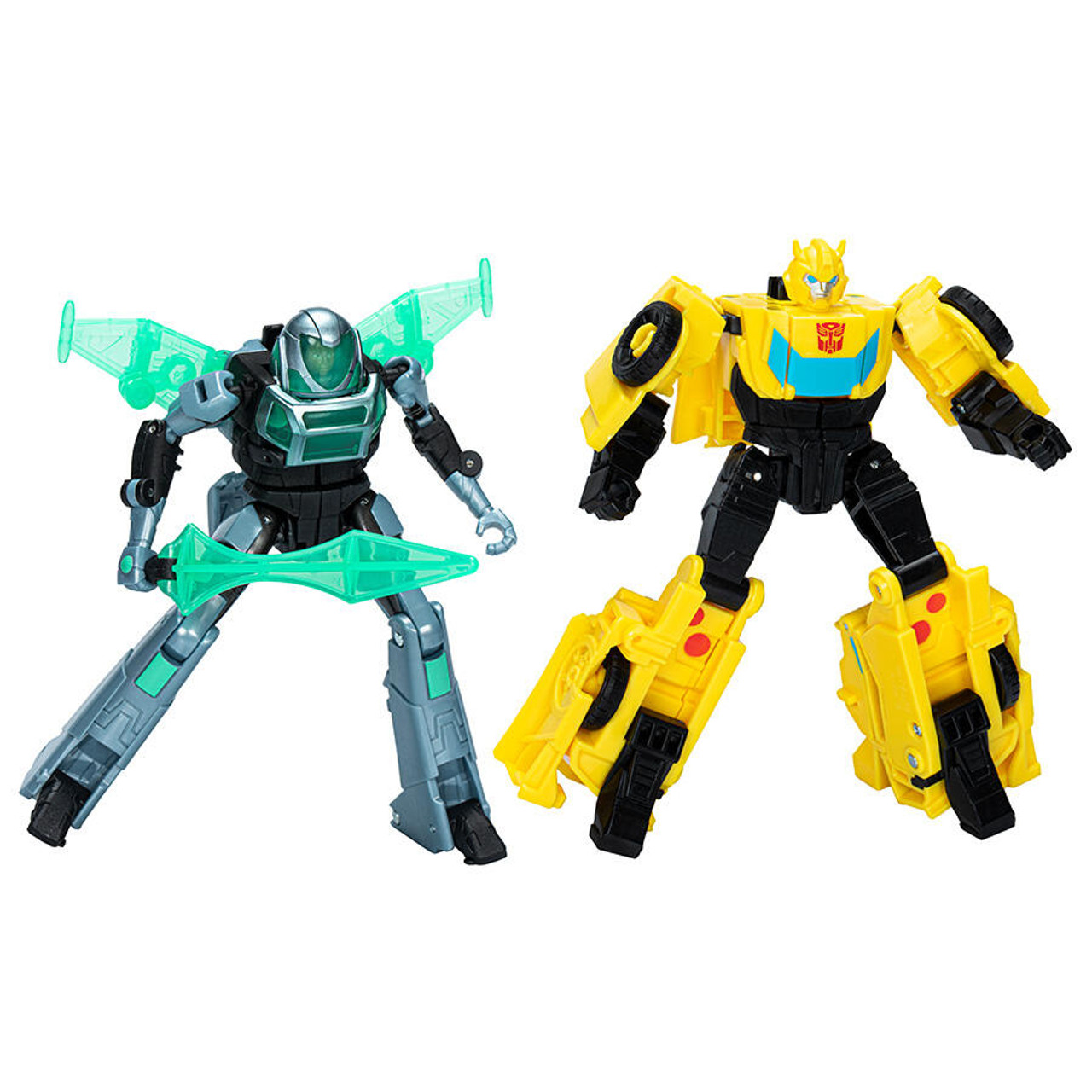 TRANSFORMERS EARTHSPARK CYBER-COMBINER BUMBLEBEE AND MO MALTO