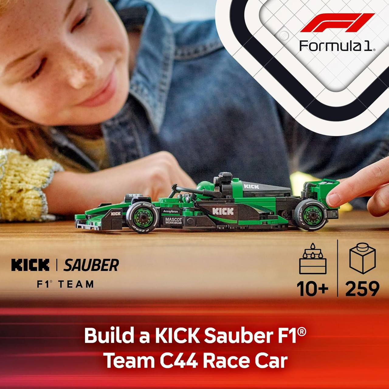 KICK SAUBER F1 TEAM C44 RACE CAR KICK SAUBER F1 TEAM C44 RACE CAR