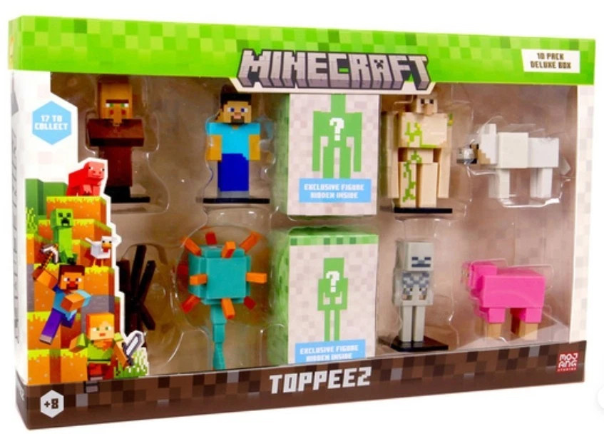 MINECRAFT 10 FIGURES ASST